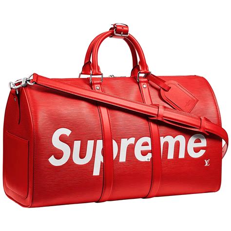 louis vuitton supreme duffle bag|cartera Louis Vuitton supreme original.